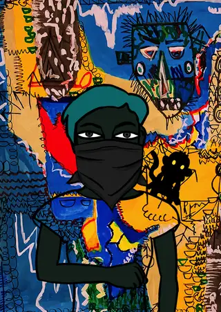 Squeeze the Day — Hashmask #8800, Bandana Mask Subtype