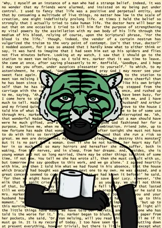 Famous Vampire — Hashmask #8867, Tiger 2 Mask Subtype