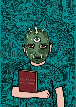 Cyclopes — Hashmask #6529, Doodle Background