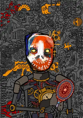 The End — Hashmask #9602, Anatomy Mask Subtype
