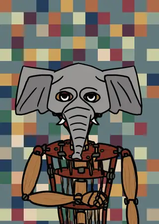 Logan Paul — Hashmask #9740, Elephant Mask Subtype