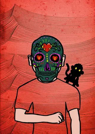 Pantera — Hashmask #9750, Enamorado Mask Subtype