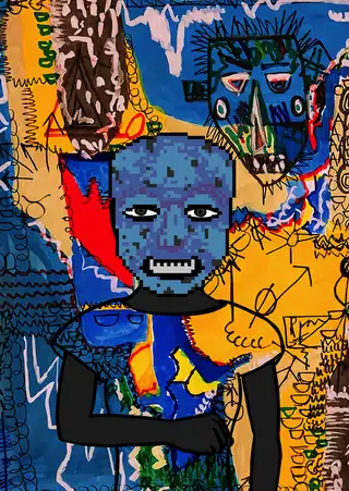 Ukraine — Hashmask #9941, Frankenstein Mask Subtype