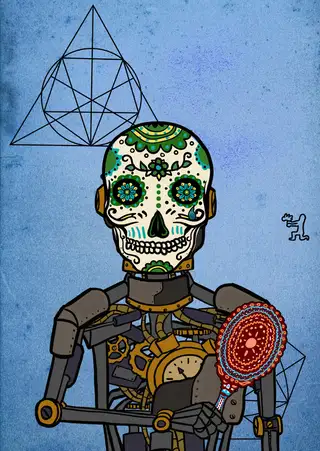 Keith — Hashmask #10173, Davinci Background
