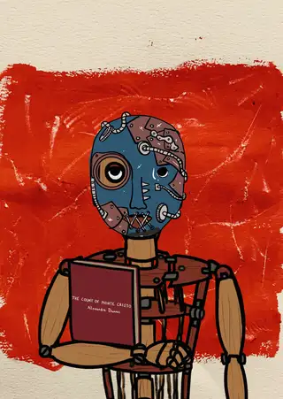 Blockchain — Hashmask #10203, Expressionist Background