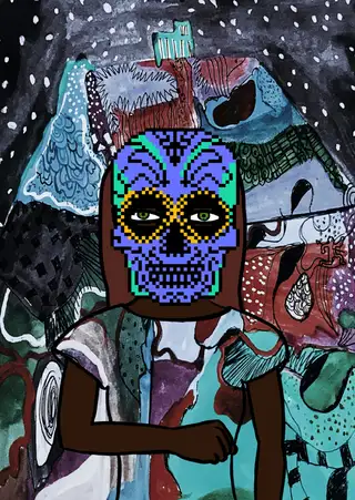 block — Hashmask #10266, Skull Mask Subtype