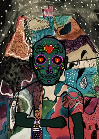 The Matrix — Hashmask #10316, Dark Eye Color