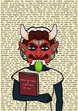Mary Shelley — Hashmask #10349, Asura Mask Subtype