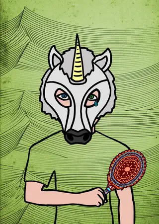 Hashmask #10369 — Hashmask #10369, Unicorn 2 Mask Subtype