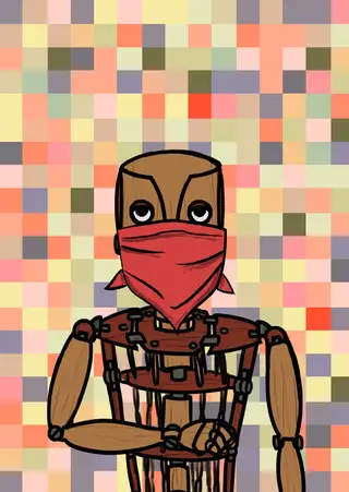 Rainbow — Hashmask #10383, Bandana Mask Subtype