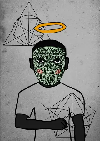 Coltrane — Hashmask #10404, Halo Set
