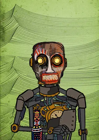 Alexei Navalny — Hashmask #6671, Palimpsest Mask Subtype