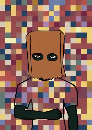 Hashmasks #10603 — Hashmask #10603, Unique Mask Subtype