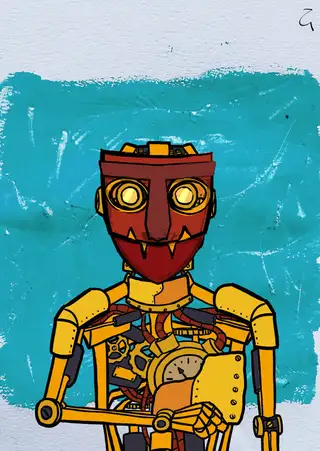 CoinDesk — Hashmask #6684, Metal Mask Subtype