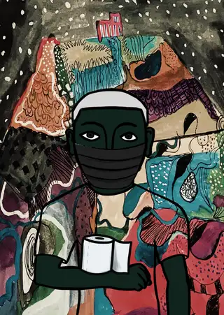 money printer go BRRR — Hashmask #10705, Medical Mask Subtype