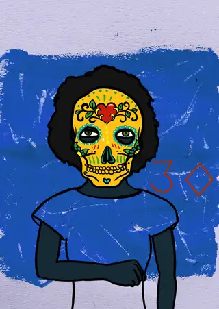 Dayot Upamecano — Hashmask #10738, Corazon Mask Subtype