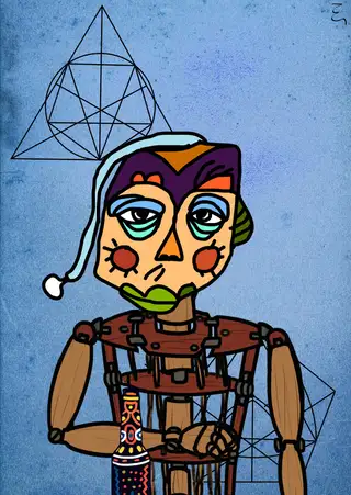 Yearn Finance — Hashmask #10924, Puppet Character