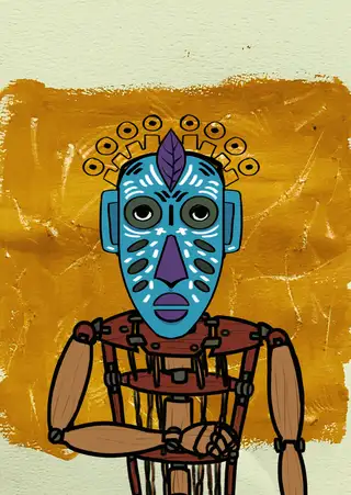 Witch Doctor — Hashmask #10953, Tsakiya Mask Subtype