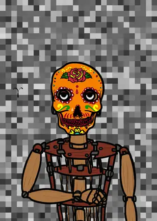Nameless — Hashmask #10961, Mexican Mask