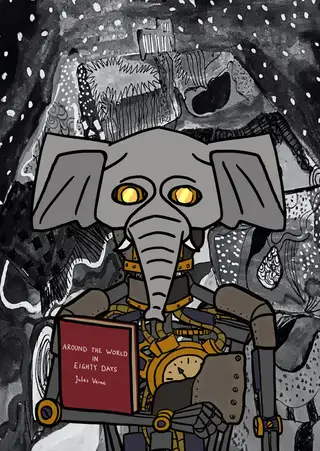 Timeless — Hashmask #11003, Elephant Mask Subtype