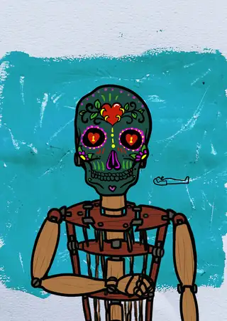 hashmusk — Hashmask #11090, Mexican Mask