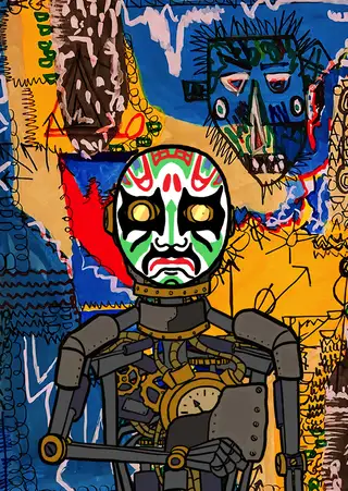 casino — Hashmask #6741, Warrior Mask Subtype