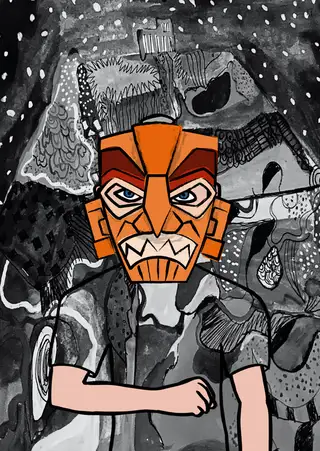 Mark Twain — Hashmask #6747, Sea Mask Subtype