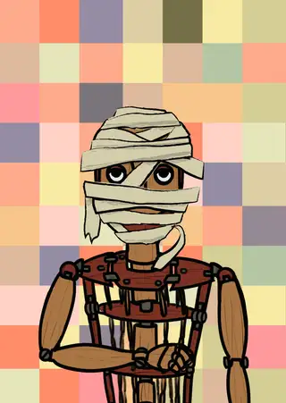 Pharabyte — Hashmask #11560, Mummy Mask Subtype
