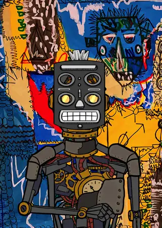 Bendertron — Hashmask #11619, Grebo Mask Subtype