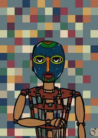 Fate Loves Irony — Hashmask #11707, Oorun Mask Subtype