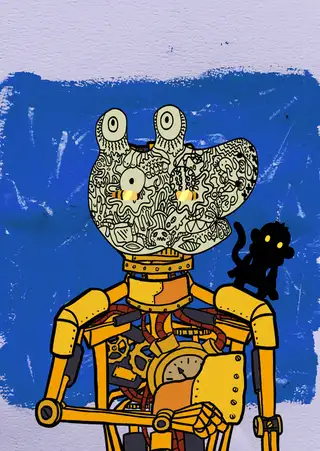 XR — Hashmask #11778, Doodle Mask