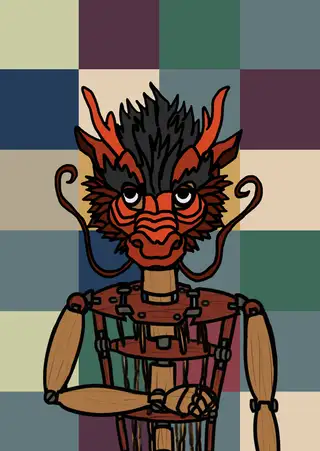 Mark Roberge — Hashmask #11851, Dragon Mask Subtype