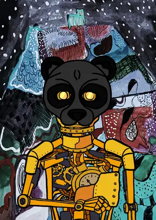 civic — Hashmask #11990, Panda 1 Mask Subtype