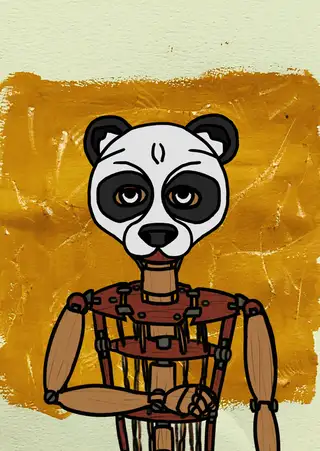 Mochi — Hashmask #12005, Panda 1 Mask Subtype