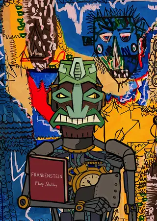 greed — Hashmask #6913, Sky Mask Subtype