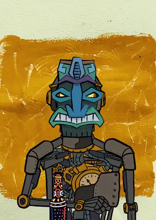 Judge Dredd — Hashmask #13452, Sky Mask Subtype
