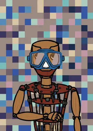 Aquaman — Hashmask #13456, Diver Mask Subtype