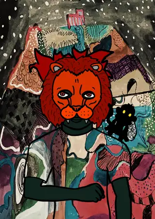 The Lion King — Hashmask #13542, Lion Mask Subtype