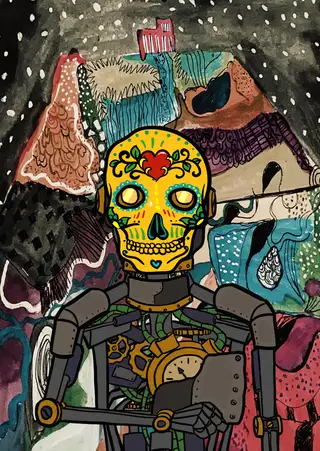 The Lucky One — Hashmask #13777, Corazon Mask Subtype