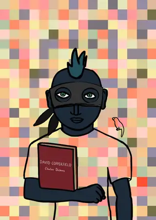 Hablot Knight Browne — Hashmask #13796, Zorro Mask Subtype