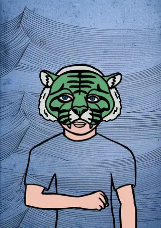 TheMask — Hashmask #13837, Tiger 2 Mask Subtype