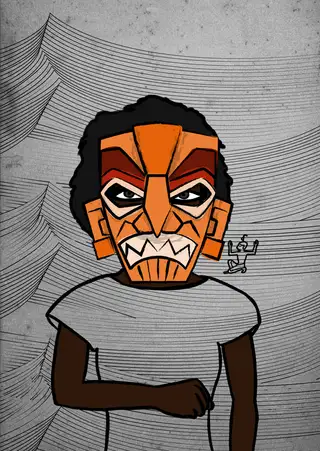 Maya Angelou — Hashmask #14104, Sea Mask Subtype