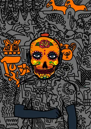 Eternal Embers — Hashmask #14112, Rosa Mask Subtype