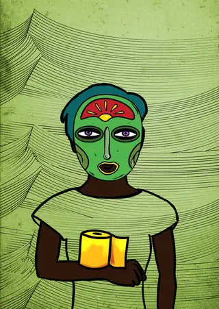 Golden Brown — Hashmask #14165, Shamal Mask Subtype