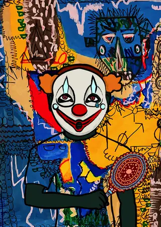 Honk Honk — Hashmask #14314, Clown 1 Mask Subtype