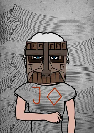 Jackie Diamonds — Hashmask #14547, Wind Mask Subtype
