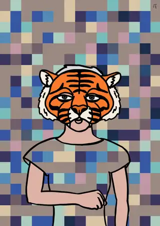 Life of Pi — Hashmask #14733, Tiger 2 Mask Subtype