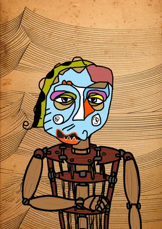 A Corporate Life — Hashmask #14758, Sine Mask Subtype