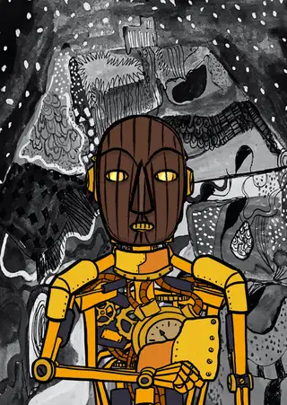 Aurum — Hashmask #14775, Wood Mask Subtype
