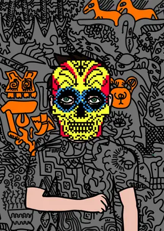 GUESS — Hashmask #14809, Skull Mask Subtype